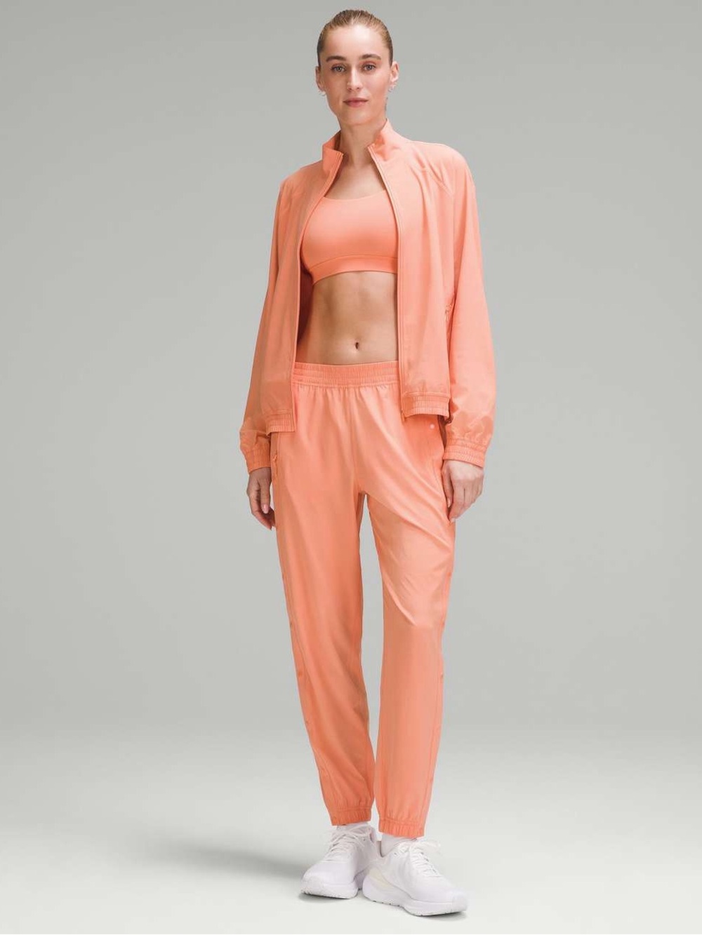 Lululemon Tear-Away Mid-Rise Track Pants in Coral Kiss 🪸